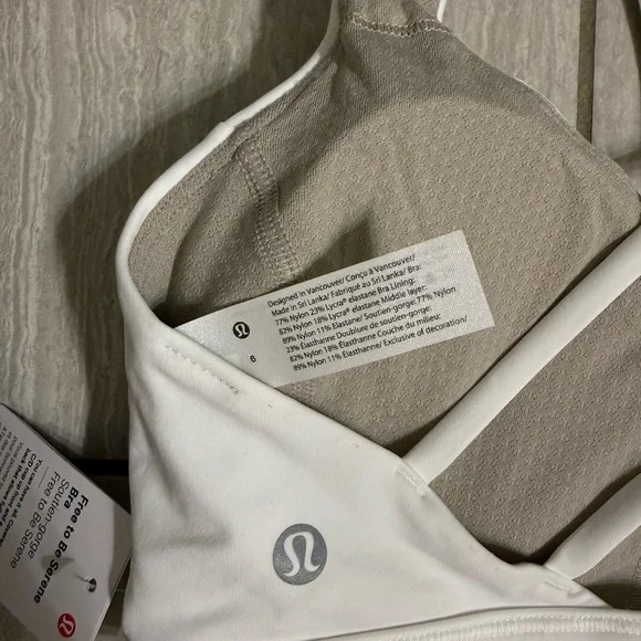 lululemon athletica Free To Be Serene Bra - White - Picture 5 of 5